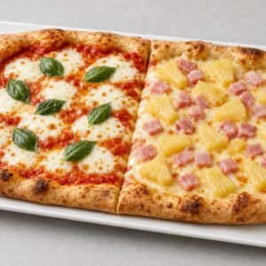 familienpizza halb